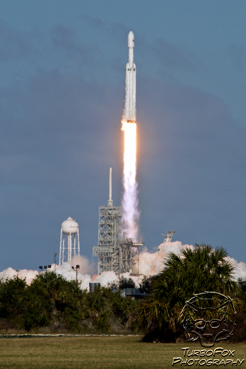 SpaceX Falcon Heavy Launch 2018-02-06
